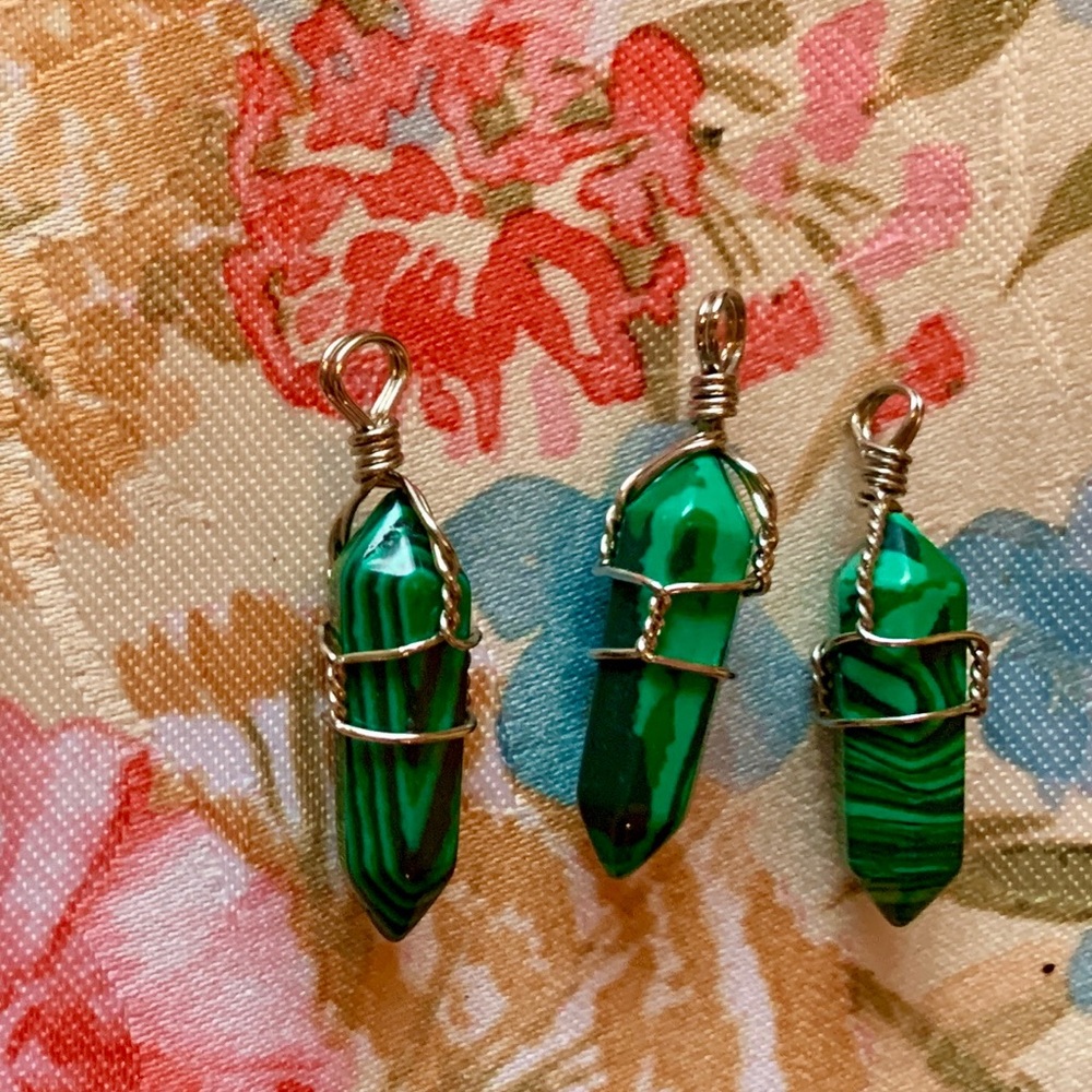 Malachite Pendants